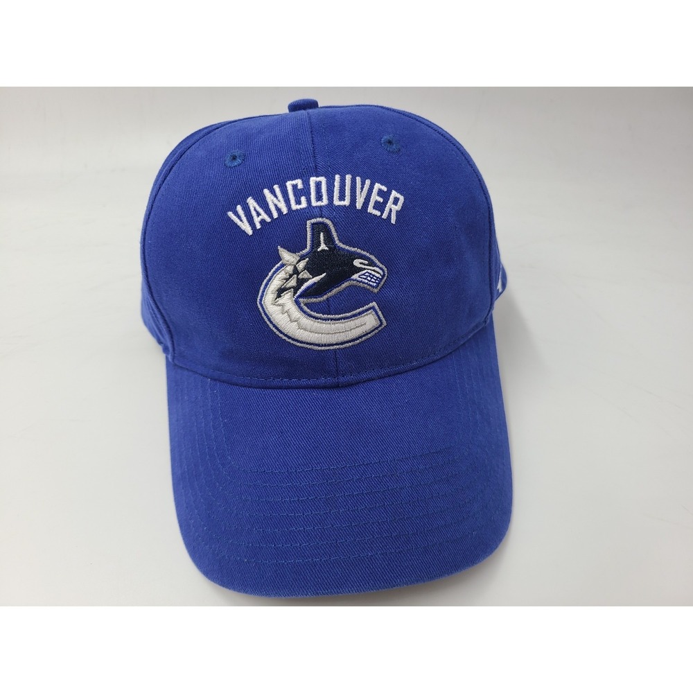 Youth Vancouver Canucks Hat‎ Adjustable 47 Brand Blue NHL Casual Everyday Wear